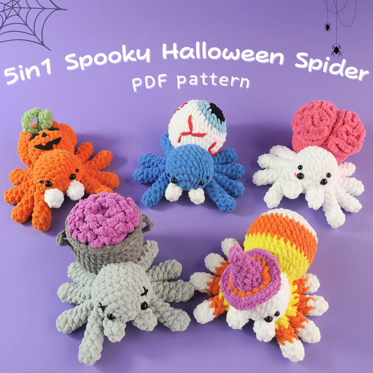 Halloween Spider Crochet Set – Ventayo