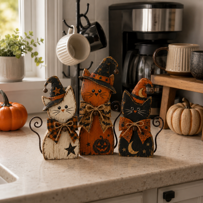 SpookyNest – Retro Halloween Tabletop Decor Collection