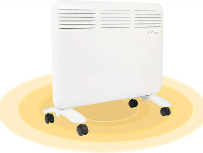 Wide Range Portable Electric Room Space Heater With Wheels