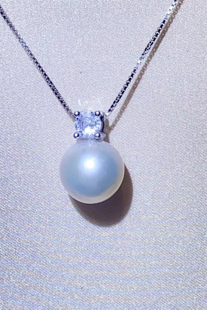 Timeless Grace Freshwater Pearl Sterling Silver Necklace