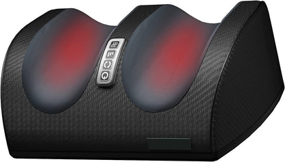 Foot & Calf Massager with Kneading and Air Compression – Heat, Adjustable Intensity, Daily Relaxation