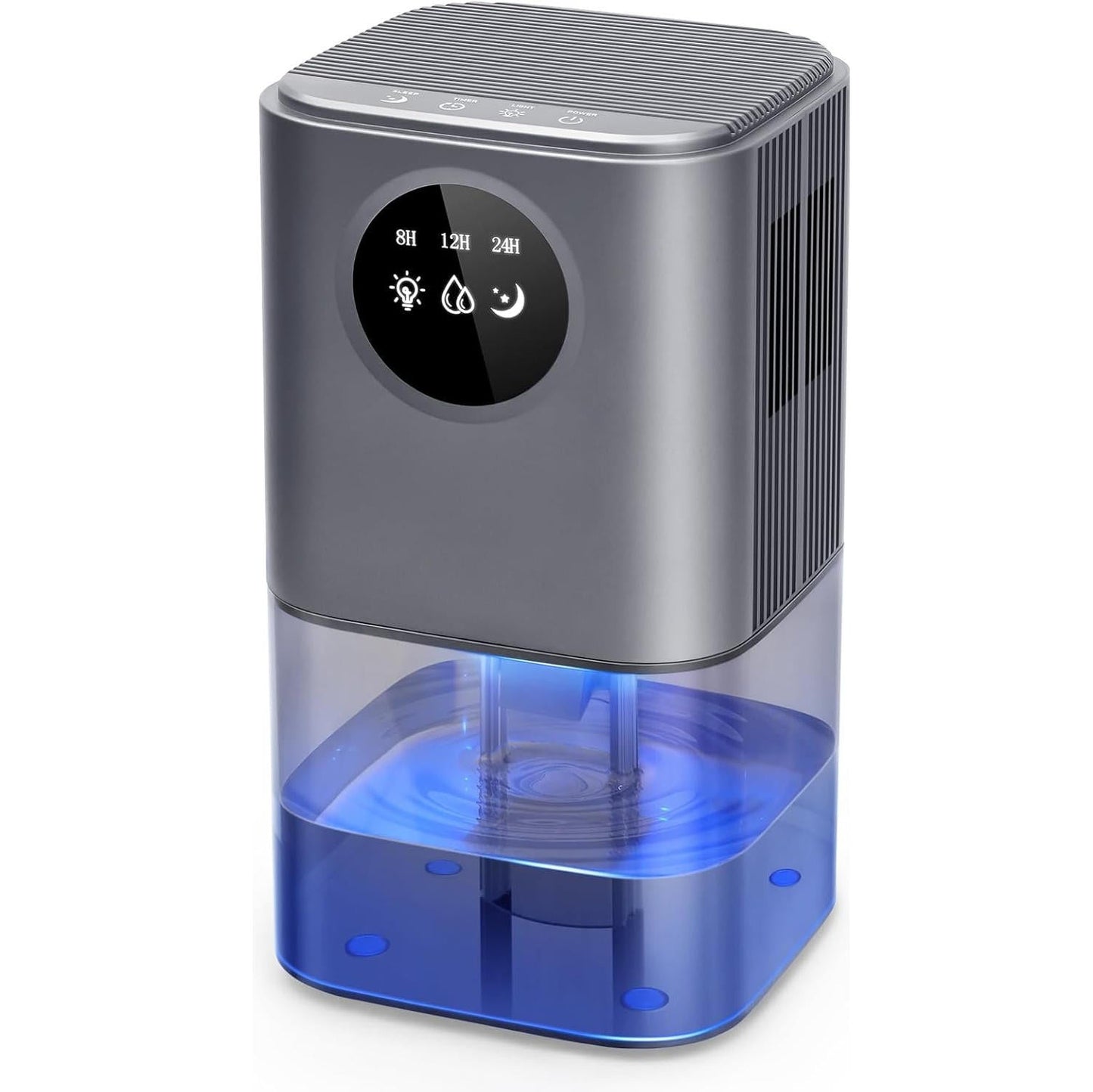 Portable Dehumidifier for Bedroom/Bathroom – Quiet Damp Air Moisture Remover