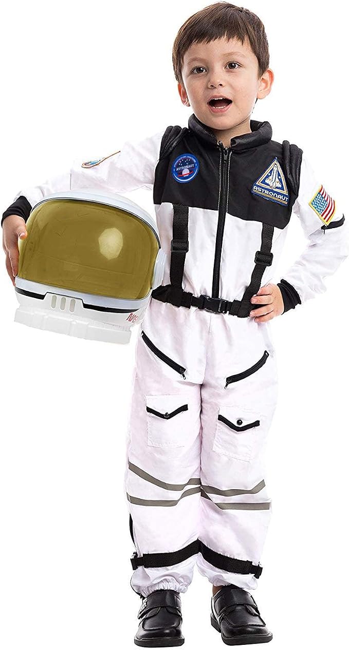 Toddler Astronaut Costume with Helmet - Kids Halloween Space Suit – Ventayo