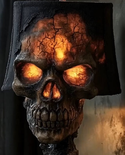 Skull-Shaped Lava Stone Lamp – Ventayo
