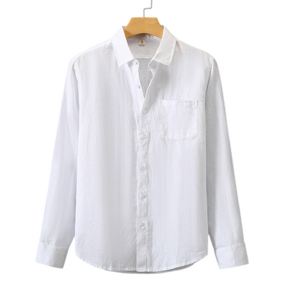 Yacht Club Men’s Summer Linen Outfit Set – Shirt & Pants Bundle