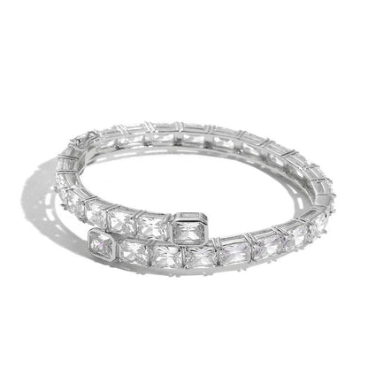 Baguette Zircon Bangle