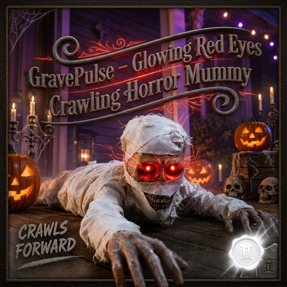GravePulse – Glowing Red Eyes Crawling Horror Mummy