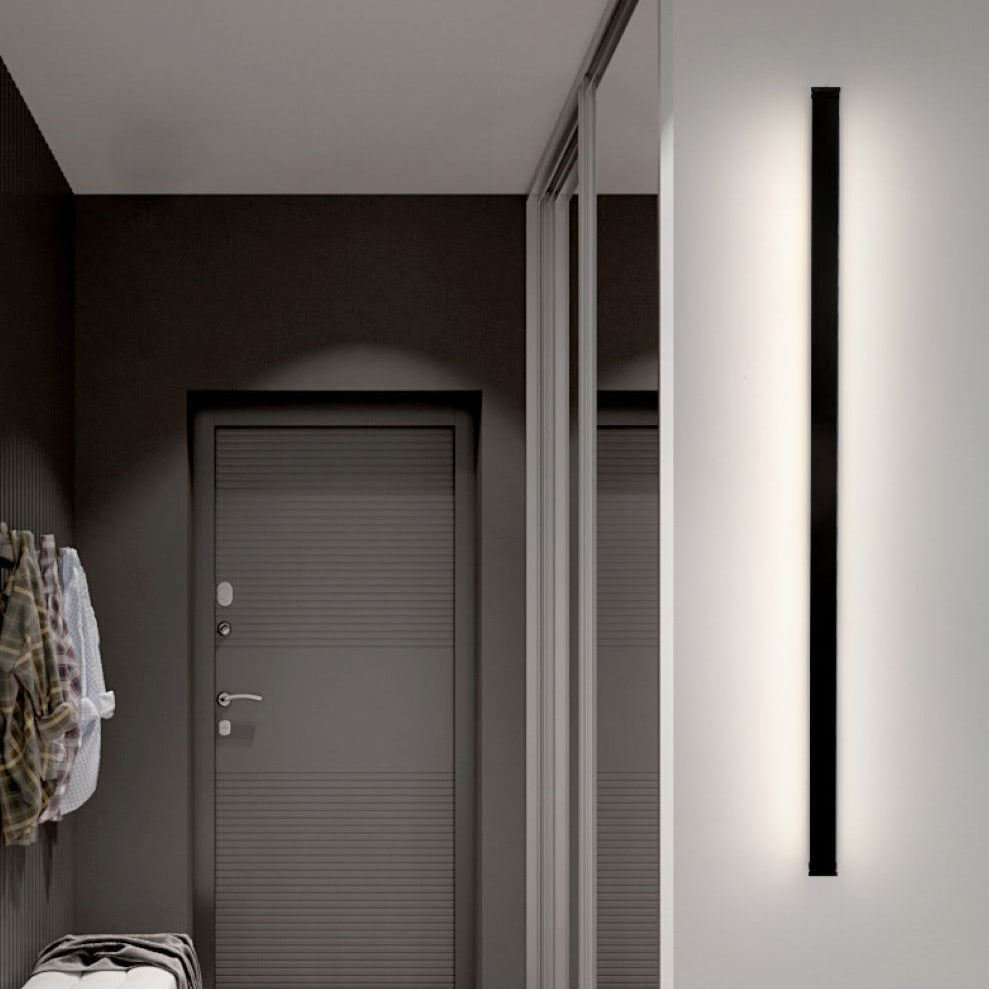 Lámpara de pared lineal minimalista con iluminación ambiental LED
