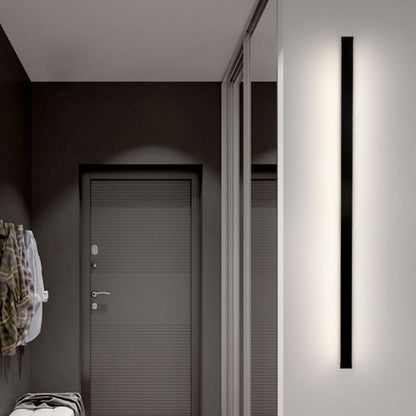 Lámpara de pared lineal minimalista con iluminación ambiental LED