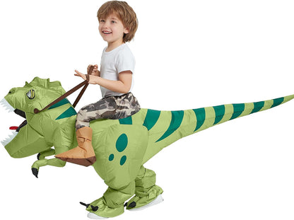 Ventayo – Inflatable T-Rex Costume for Kids with Easy Inflate Design | Fun Halloween Adventure