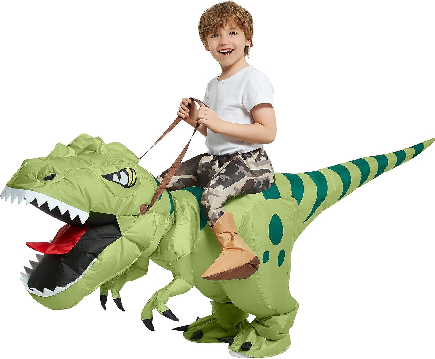 Ventayo – Inflatable T-Rex Costume for Kids with Easy Inflate Design | Fun Halloween Adventure