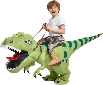Ventayo – Inflatable T-Rex Costume for Kids with Easy Inflate Design | Fun Halloween Adventure
