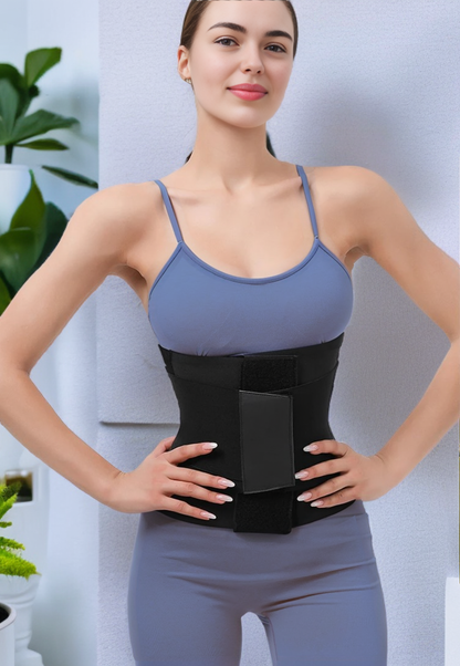 SculptFit Triple Layer Waist Trainer with Lumbar Support for Sculpting