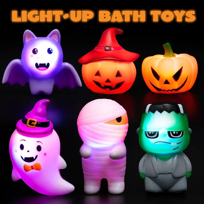 Halloween Light-up Bath Toys, 6 Pcs – Ventayo