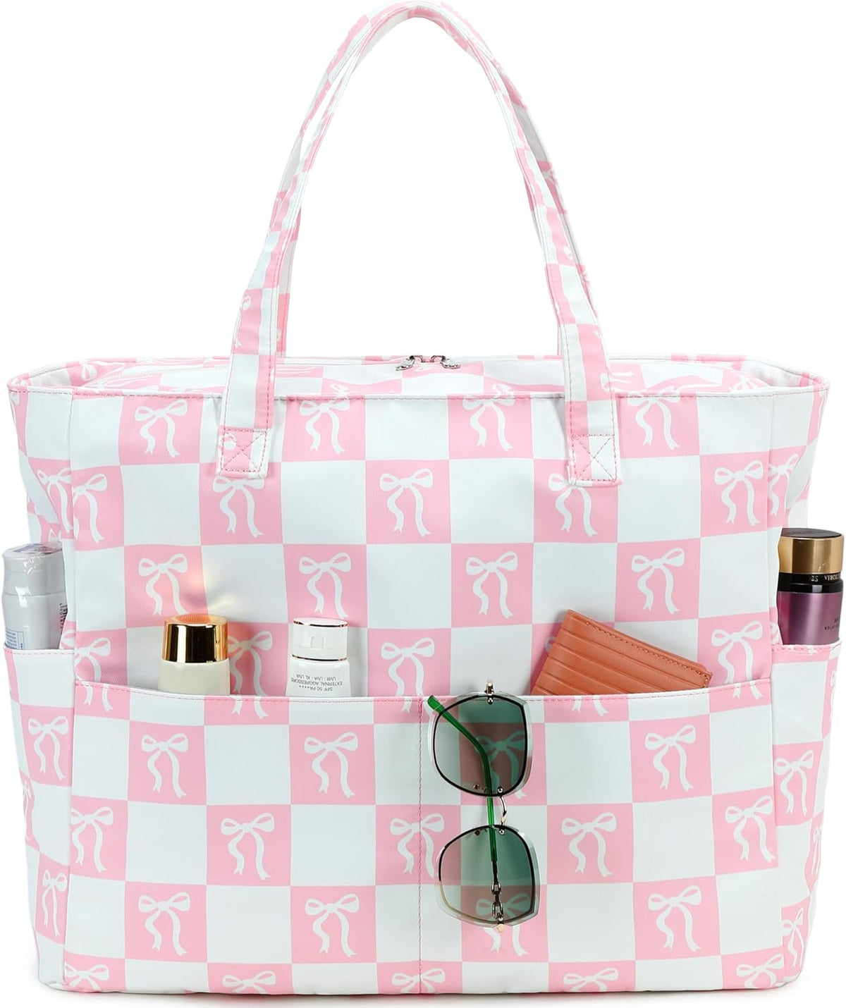 Ventayo – Coastal Collection | Large Waterproof Beach Tote Bag with Zipper & Wet Pocket | Versatile for Travel, Gym, and Grocery