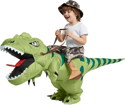 Ventayo – Inflatable T-Rex Costume for Kids with Easy Inflate Design | Fun Halloween Adventure