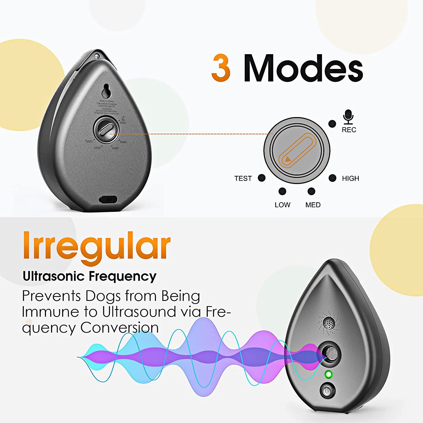 Long-Range Ultrasonic Anti-Barking Device Stopper