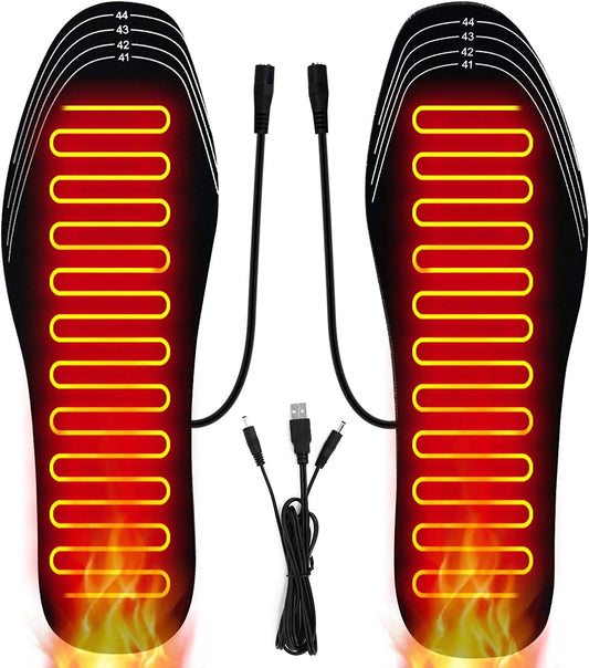 Thermal Electric Heated Foot Insoles For Shoes Boots And Hunting