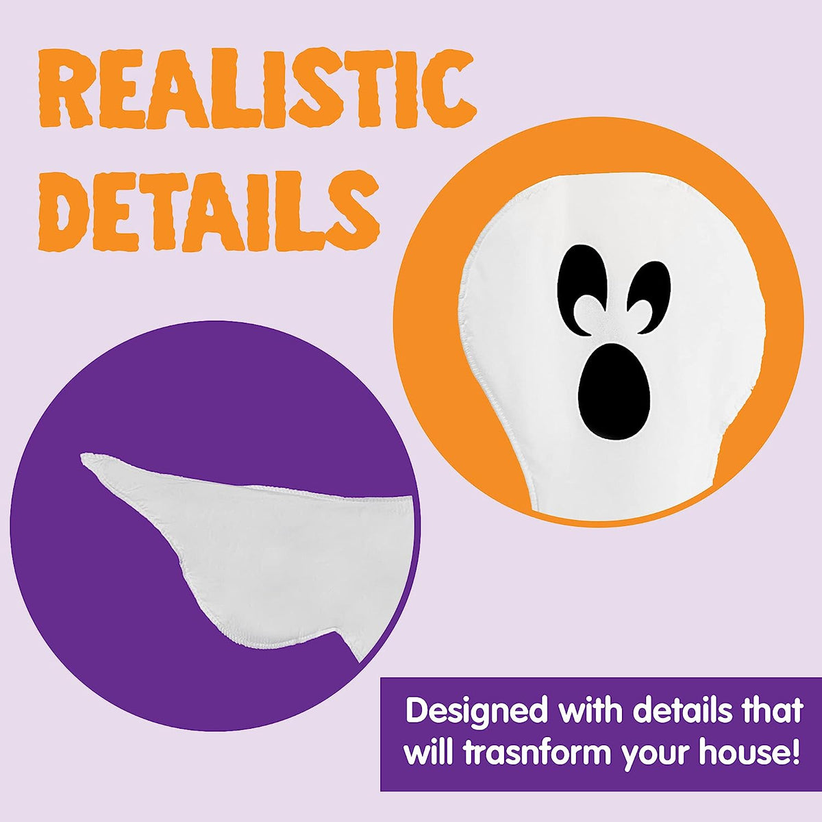 2Pcs Tree Wrap Decoration Ghost 53in – Ventayo