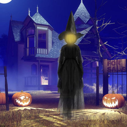 WitchGlow – Lighted Halloween Witch Garden Stakes