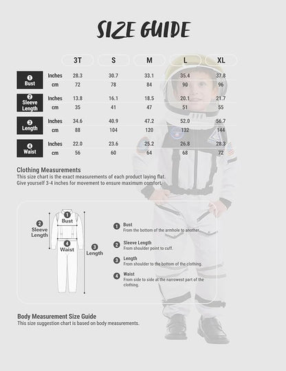 Toddler Astronaut Costume with Helmet - Kids Halloween Space Suit – Ventayo