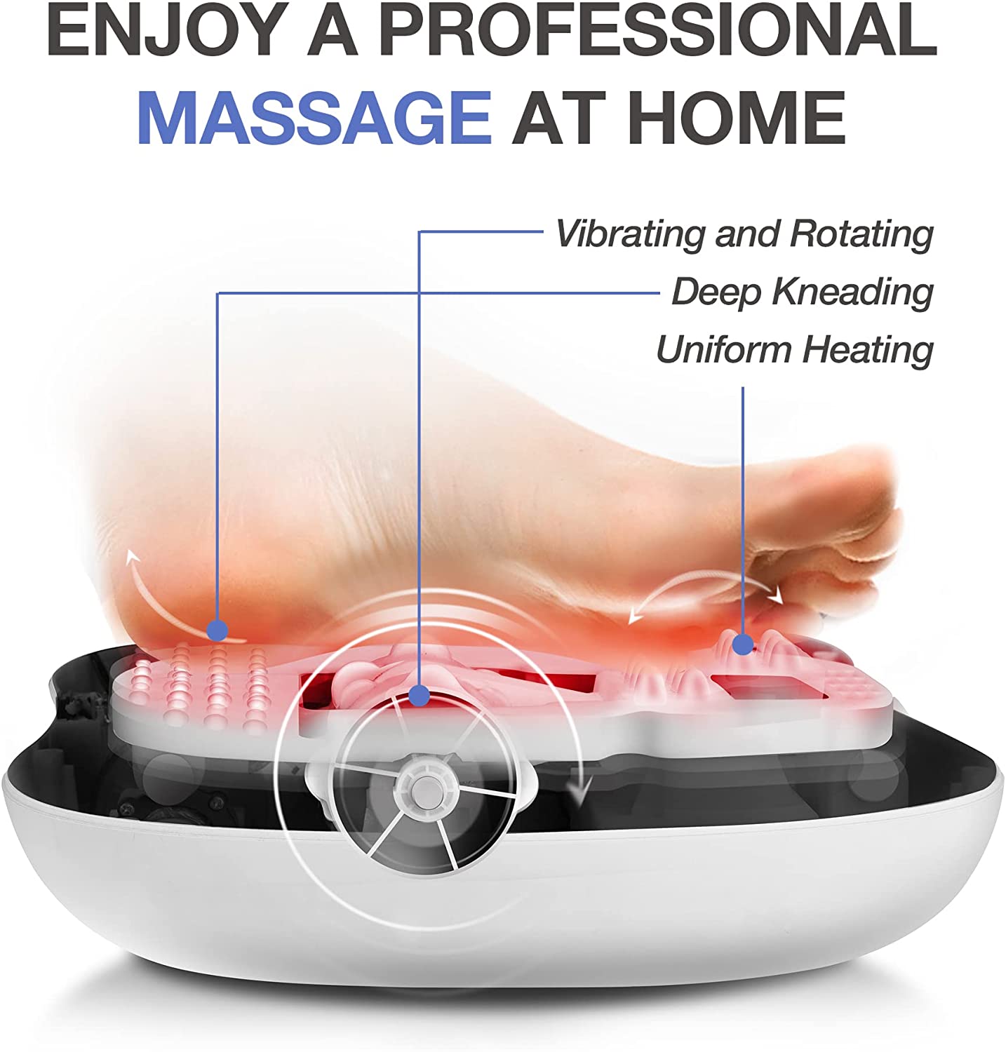 Shiatsu Fußmassagegerät mit Wärmefunktion