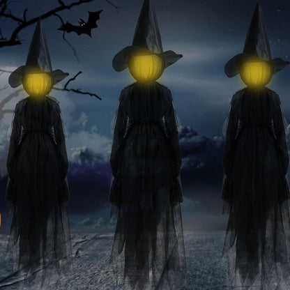 WitchGlow – Lighted Halloween Witch Garden Stakes
