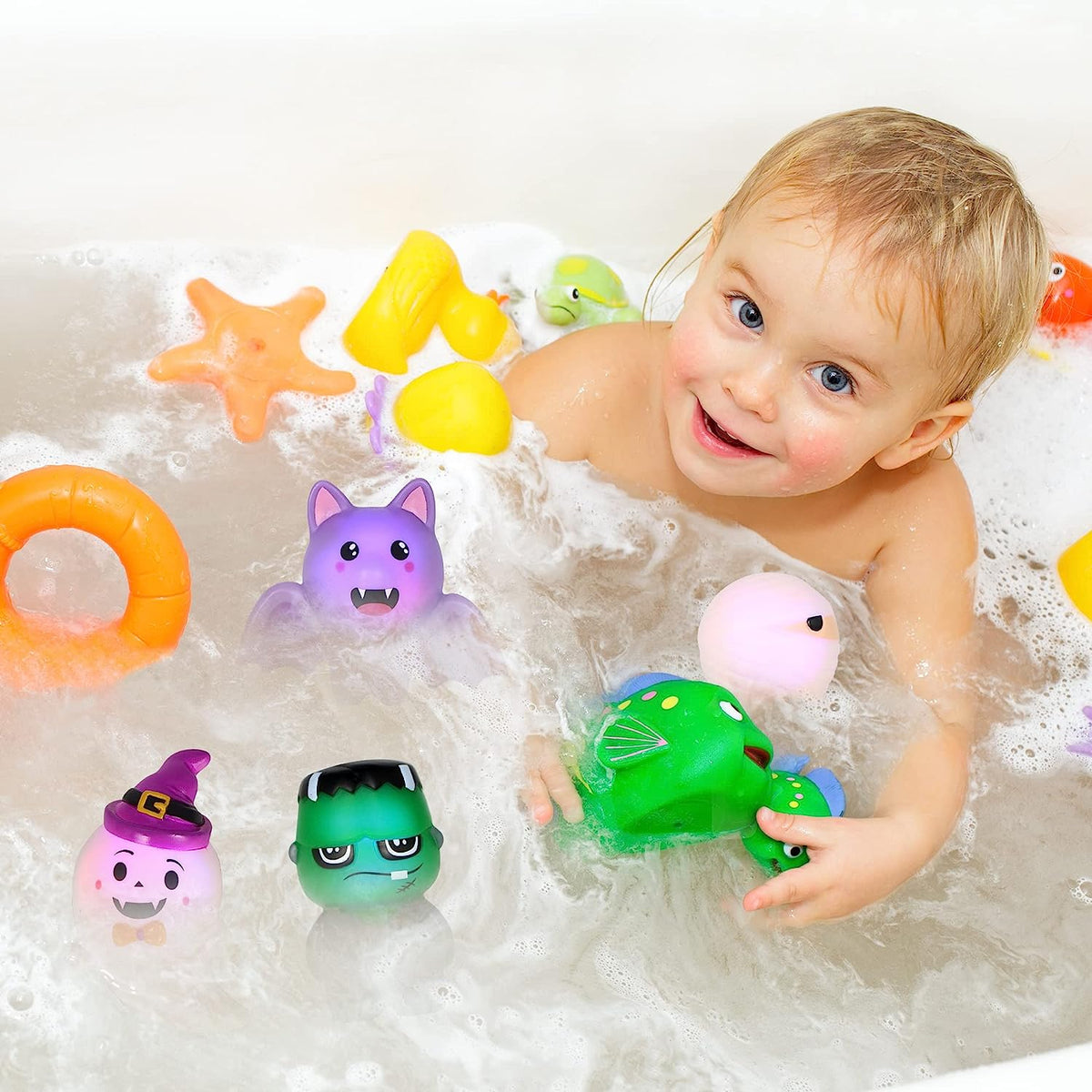 Halloween Light-up Bath Toys, 6 Pcs – Ventayo