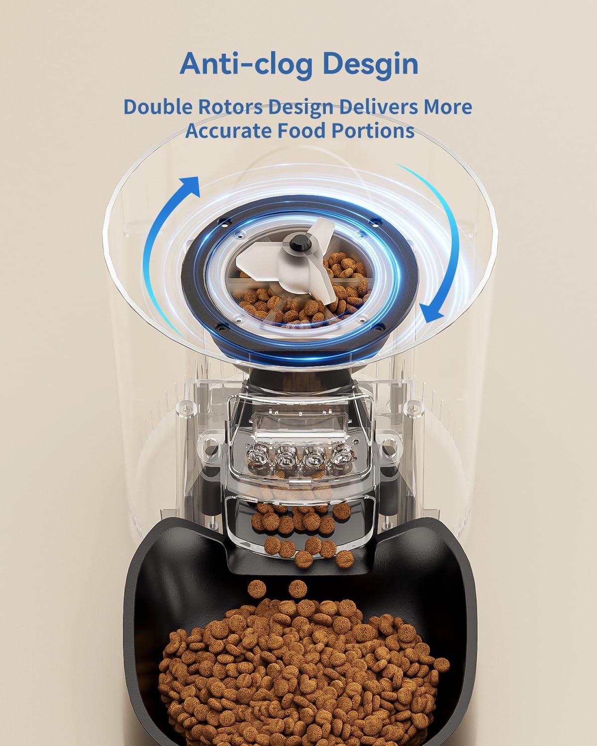 Automatic Cat Food Feeder With Timer