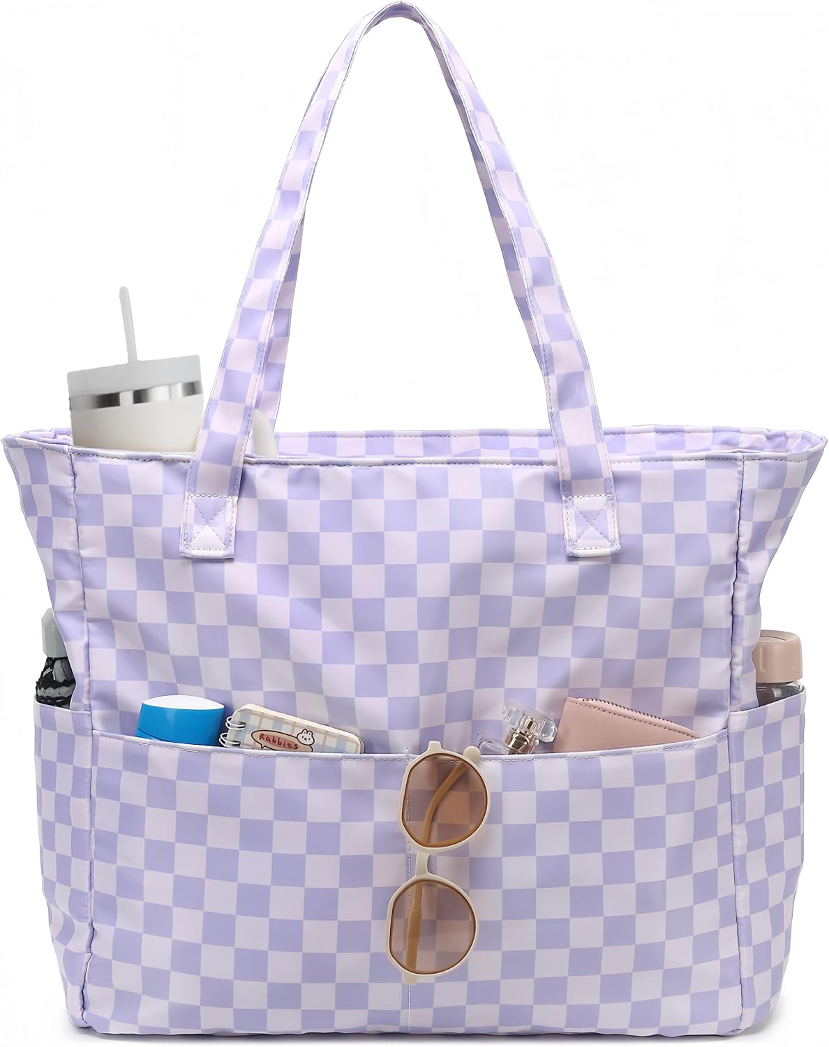 Ventayo – Coastal Collection | Large Waterproof Beach Tote Bag with Zipper & Wet Pocket | Versatile for Travel, Gym, and Grocery
