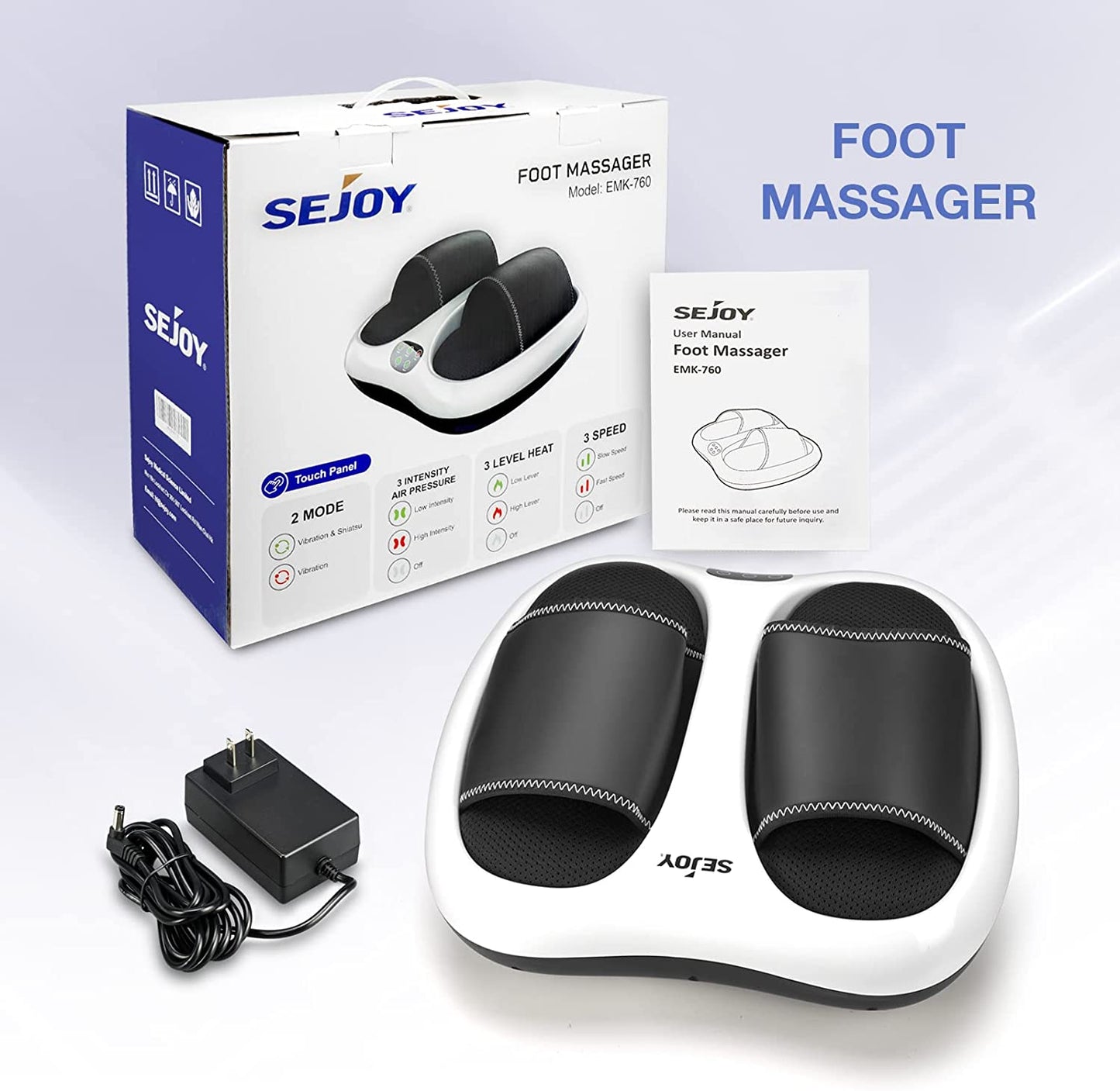 Shiatsu Fußmassagegerät mit Wärmefunktion