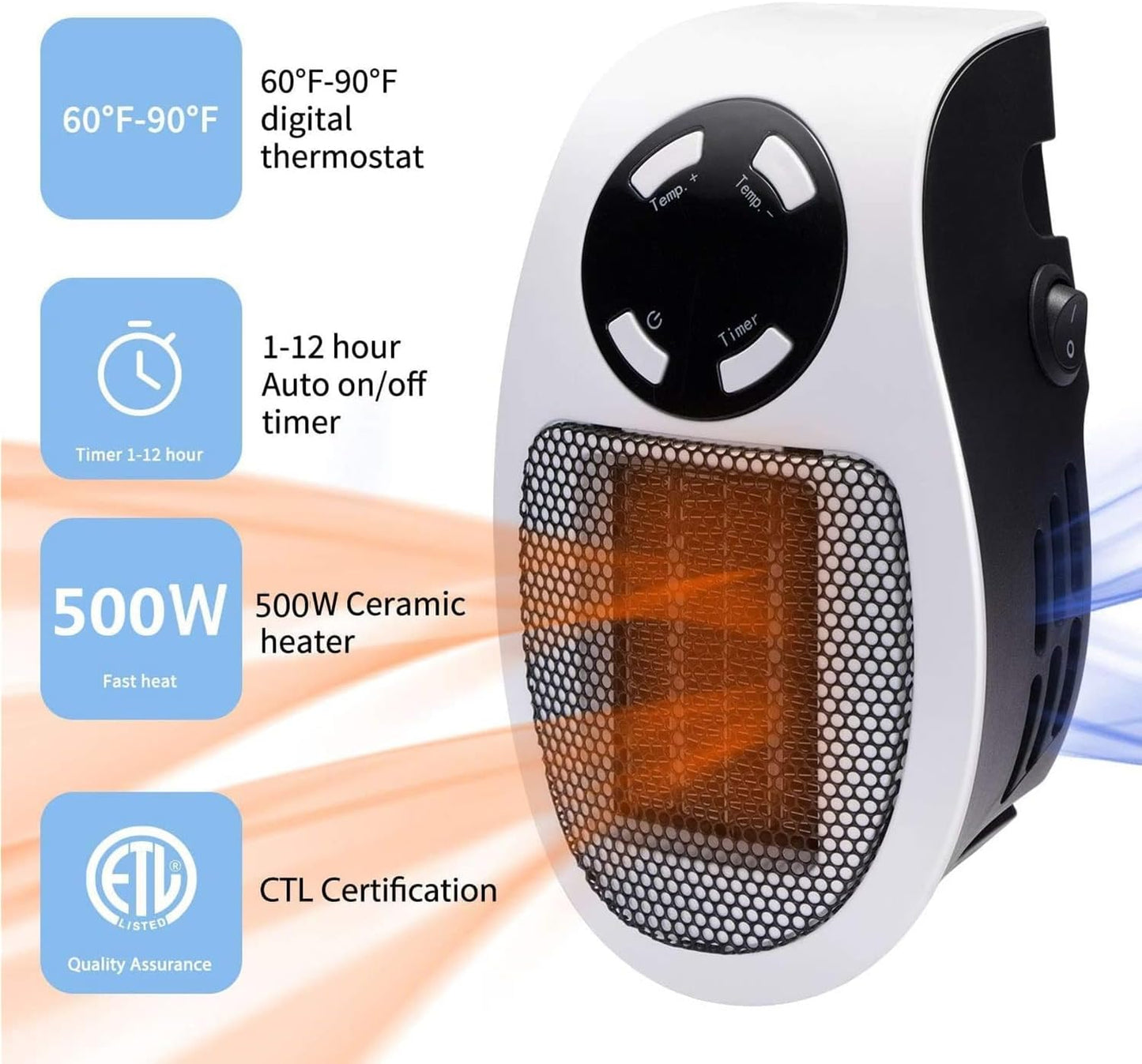 Portable Electric Space Heater