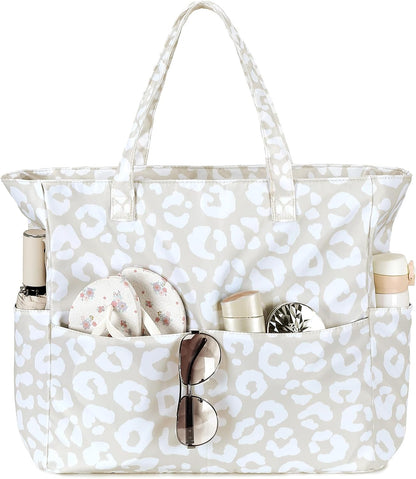 Ventayo – Coastal Collection | Large Waterproof Beach Tote Bag with Zipper & Wet Pocket | Versatile for Travel, Gym, and Grocery