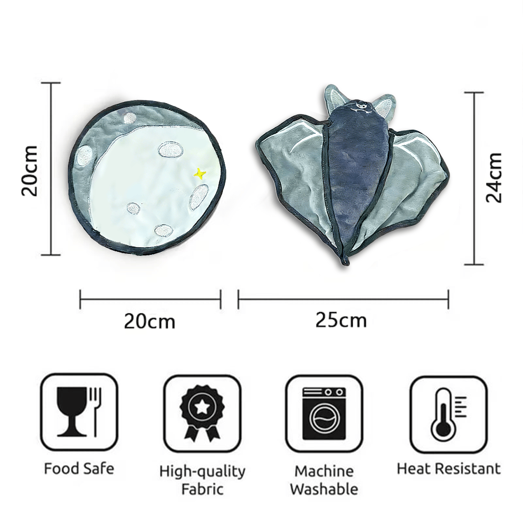 Bat-Inspired Oven Mitt & Pot Holder Set – Ventayo
