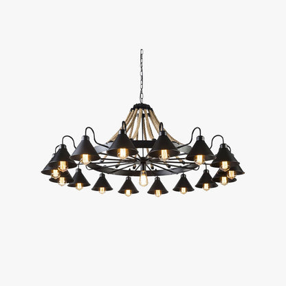 Vintage industriële hanglamp kroonluchter verlichting