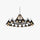 Vintage industriële hanglamp kroonluchter verlichting