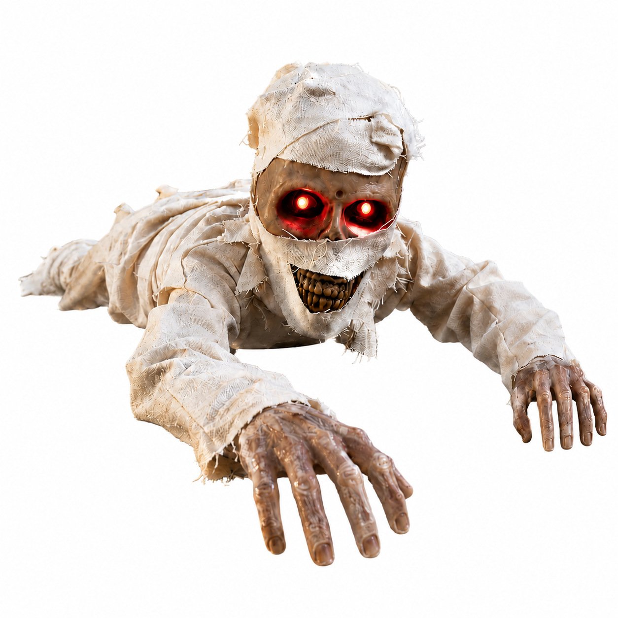 GravePulse – Glowing Red Eyes Crawling Horror Mummy