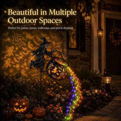 ShadowGlow – Halloween Witch Garden Light