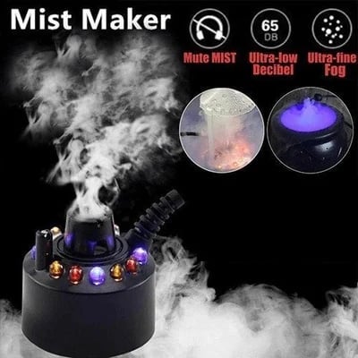 MistGlow – 12-LED Ultrasonic Mist Maker