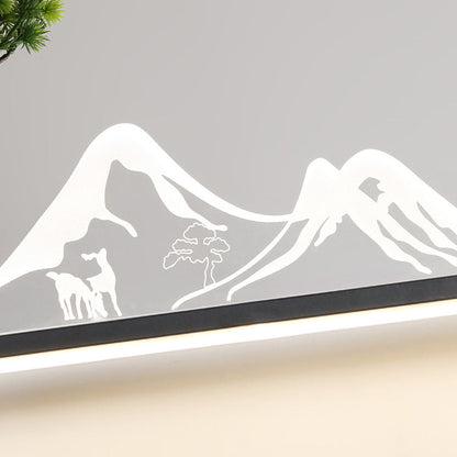 Berglandschap Buitenmuurlampen