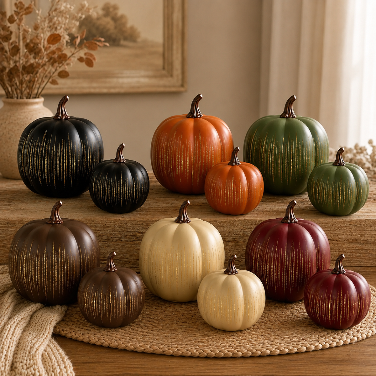 Decorative Twinkling Glass Pumpkin Light – Ventayo