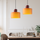 Bauhaus kleine glazen hanglamp