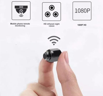 Small WiFi Security Camera Night Vision Surveillance Nanny Cam