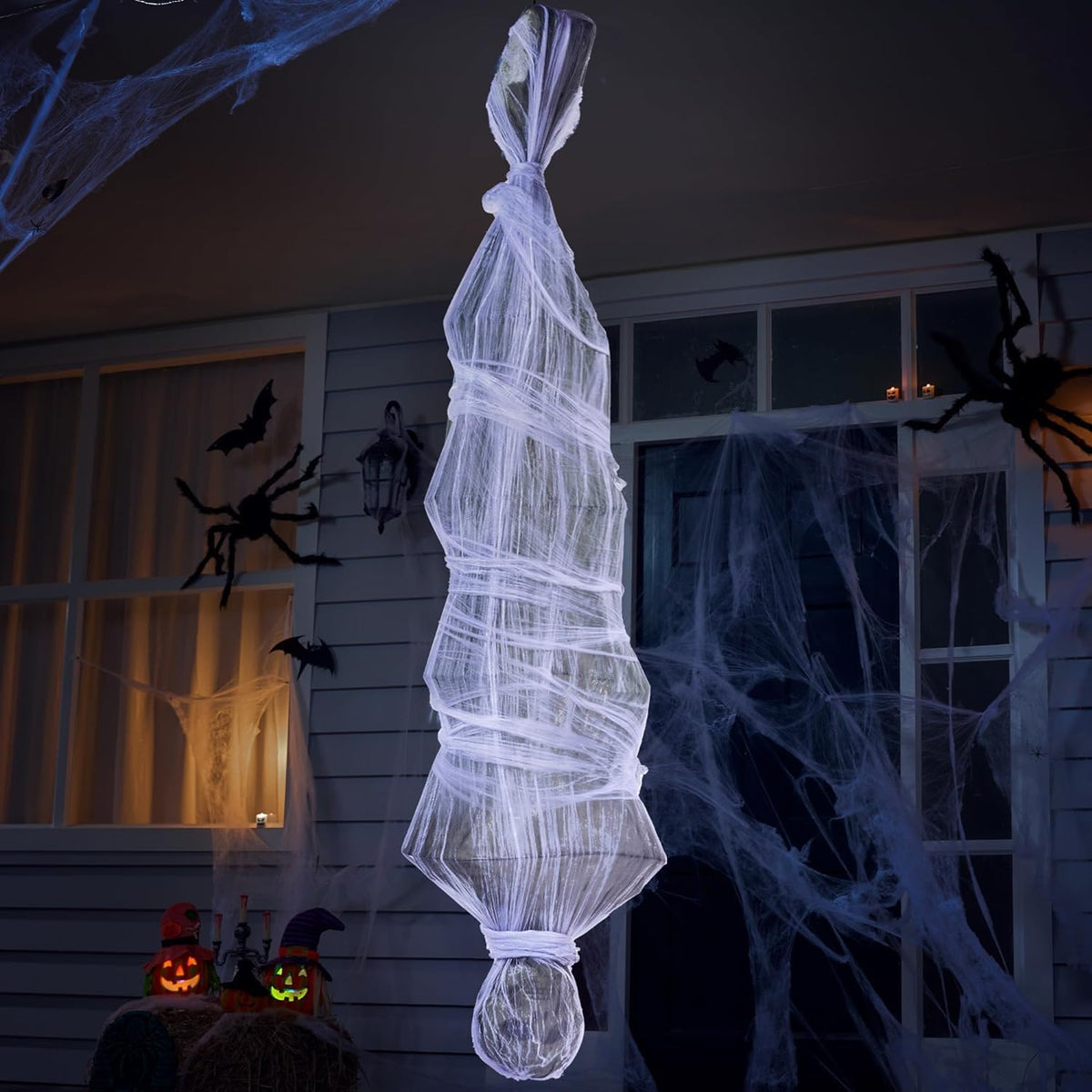 72" Halloween Hanging Cocoon Corpse for Outside Decorations – Ventayo