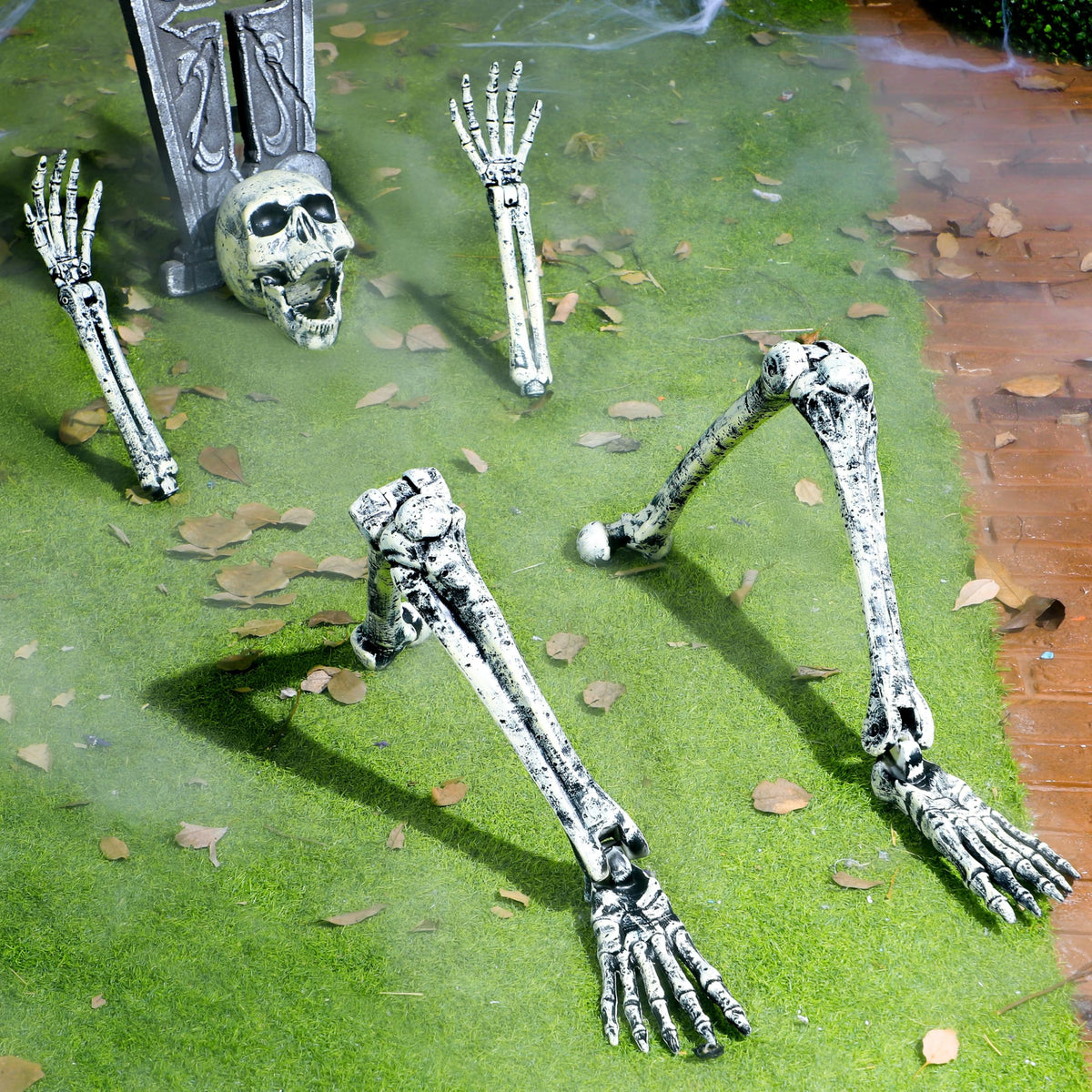 5 Pcs Life Size Skeleton Halloween Decorations Outdoor – Ventayo