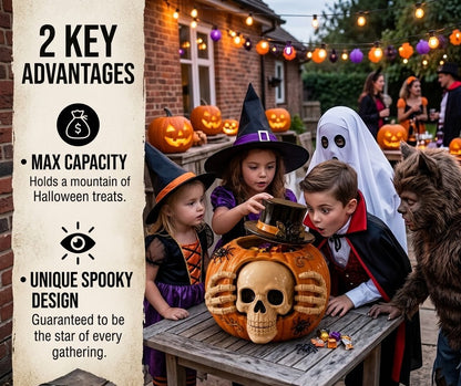 SpookyVault – Pumpkin Candy Storage Jar