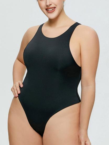 ContourFlex Sculpting Round Neck Wide Strap Bodysuit