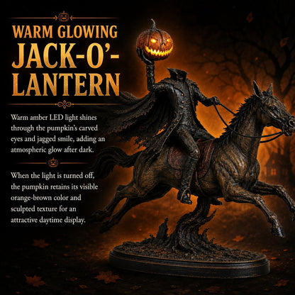 MidnightChase – Headless Horseman Halloween Statue