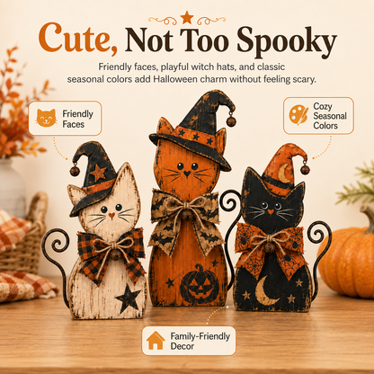 SpookyNest – Retro Halloween Tabletop Decor Collection