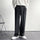 GUNSAN Fitted Trousers – Men’s Tailored Formal Pants with Pleats and Belt Loops